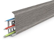 Пластиковый плинтус напольный 85 мм Идеал Деконика Д-П85 210 дуб пепельный 2,2 м Пластиковый плинтус напольный 85 мм Идеал Деконика Д-П85 210 дуб пепельный 2,2 м