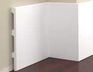 Плинтус напольный под покраску Cezar Elegance LPC-39 101-белый 2,44 м Плинтус напольный под покраску Cezar Elegance LPC-39 101-белый 2,44 м