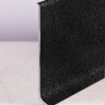 Алюминиевый плинтус напольный 80 мм ПЛ-80 Черный муар 3 м