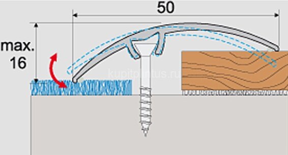 Заказать Алюминиевый порог разноуровневый скрытое крепление 50 мм Effector A65-0922 Орех Сиена 2,7 м Заказать Алюминиевый порог разноуровневый скрытое крепление 50 мм Effector A65-0922 Орех Сиена 2,7 м