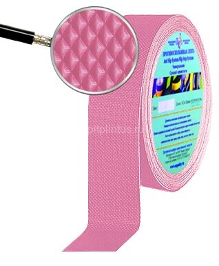 Заказать Противоскользящая тактильная лента AntiSlip ромбовидная структура 50 мм розовая 10 м 