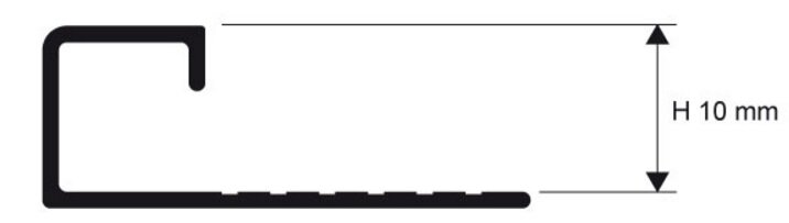 Заказать Профиль С-образный из латуни Progress PJQOC 10 хромированная латунь 2,7 м Заказать Профиль С-образный из латуни Progress PJQOC 10 хромированная латунь 2,7 м