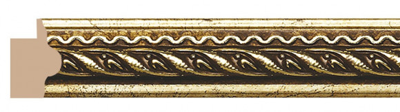 Заказать Молдинг для панелей Decomaster 117-552 Античное золото 16х12х2400 мм 