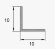 Заказать Алюминиевый уголок 10х10 мм ПБ10х10 шампань 3 м Заказать Алюминиевый уголок 10х10 мм ПБ10х10 шампань 3 м