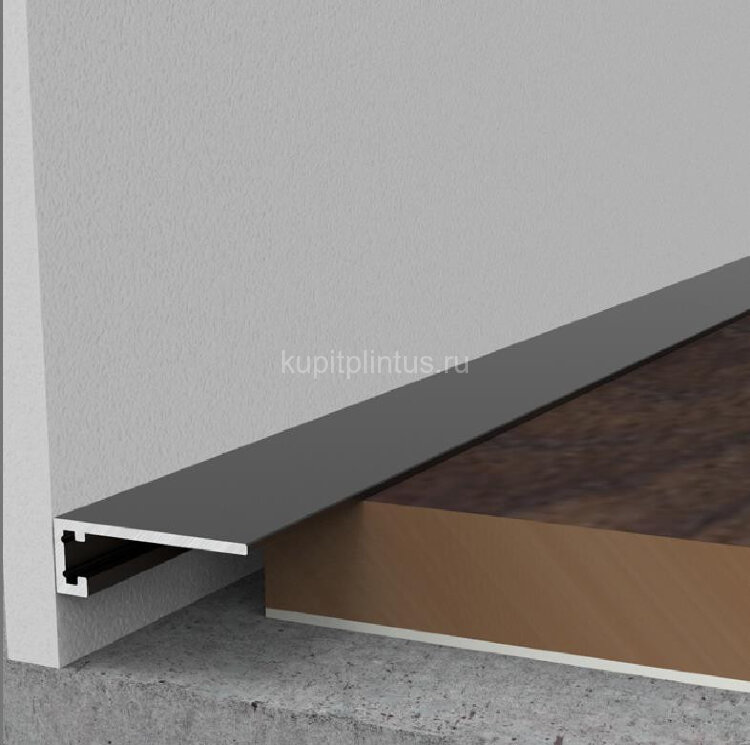 Заказать Алюминиевый микроплинтус щелевой Мега-Трейд МП-6 Чёрный 2м Заказать Алюминиевый микроплинтус щелевой Мега-Трейд МП-6 Чёрный 2м