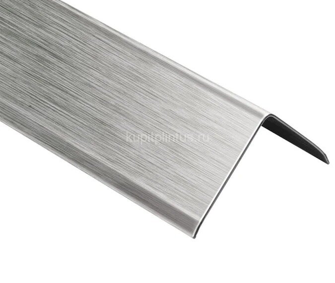 Заказать Уголок из нержавеющей стали 50х50 мм SAO12-50W SGB серебро глянец браш 2,7 м Заказать Уголок из нержавеющей стали 50х50 мм SAO12-50W SGB серебро глянец браш 2,7 м