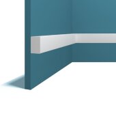 Молдинг Перфект Плюс P139 белый ударопрочный полимер 40х25х2000 мм