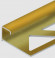 Заказать Алюминиевый профиль окантовочный П-образный 12 мм PV55-12 песок матовый 2,7 м 