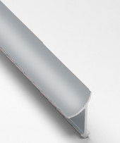Профиль алюминиевый для плитки внутренний 10 мм Gunsen PV30-36 серый Ral 7040 2,7 м