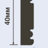Заказать Молдинг 40х9 мм Hiwood W1040 белый полистирол 2 м 