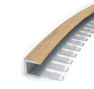 Профиль П-образный гибкий MP55 из алюминия 45 Тик 2,7 м