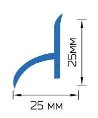 Заказать Бордюр на ванну ПВХ Асви 25х25 мм на плитку Белый 1,8 м Заказать Бордюр на ванну ПВХ Асви 25х25 мм на плитку Белый 1,8 м