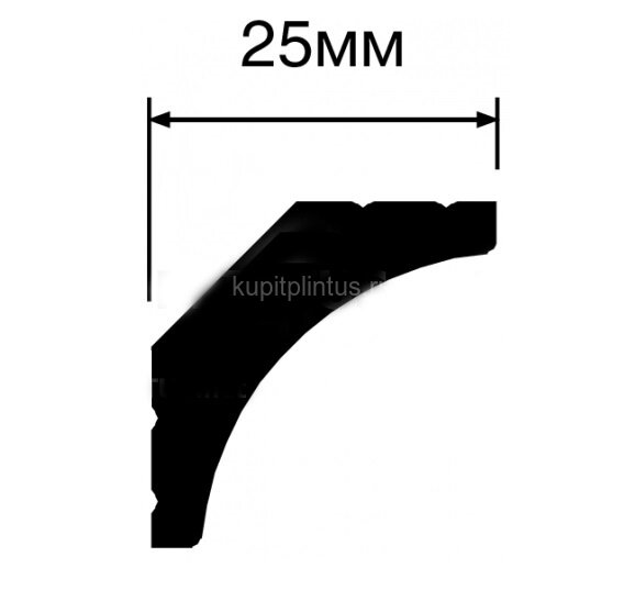 Заказать Карниз 25х25 Hiwood A35 из полистирола 2 м Заказать Карниз 25х25 Hiwood A35 из полистирола 2 м