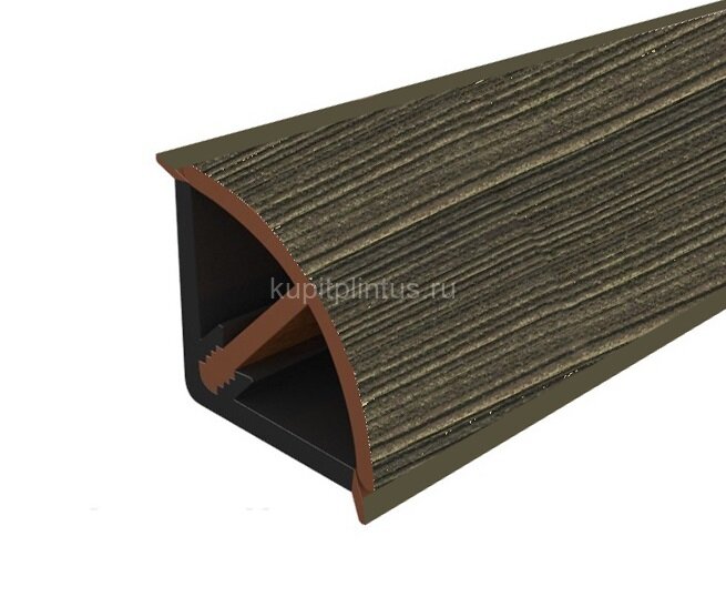 Заказать Плинтус для столешницы 14х14 Cezar Mini выпуклый 045 Орех 3 м Заказать Плинтус для столешницы 14х14 Cezar Mini выпуклый 045 Орех 3 м