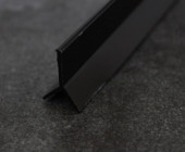 Алюминиевый Y-образный профиль (Мерседес) ПО-97 Черный матовый 2,7 м