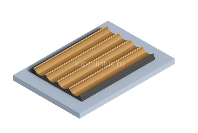 Заказать Стеновая панель 120х12 мм Hiwood LV139 G365 бежевый 2,7м 