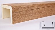 Декоративная балка из полиуретана 60х120 мм Уникс Модерн М12 Светлый дуб 2 м Декоративная балка из полиуретана 60х120 мм Уникс Модерн М12 Светлый дуб 2 м