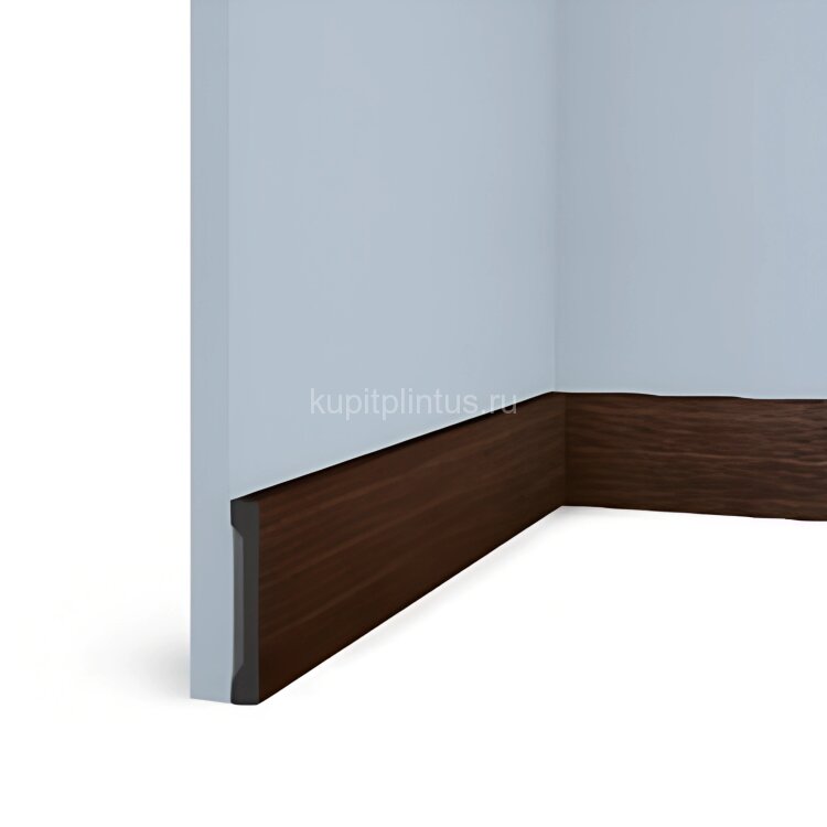 Заказать Напольный плинтус 90 мм HiWood B90V1 BR396 под дерево 2,7 м Заказать Напольный плинтус 90 мм HiWood B90V1 BR396 под дерево 2,7 м