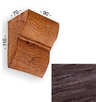 Консоль для балок 110х70х90 мм Уникс Классика К1 Темный дуб Консоль для балок 110х70х90 мм Уникс Классика К1 Темный дуб