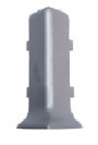 Уголок наружний ПВХ для плинтуса ПТ-100 ПВХ уголок наружний серебро