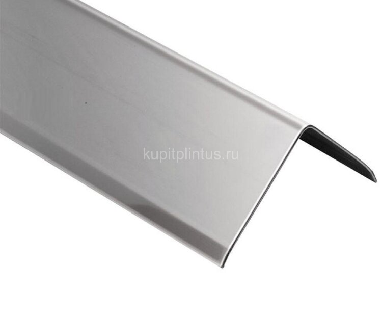 Заказать Уголок из нержавеющей стали 50х50 мм SAO12-50W SG серебро глянец 2,7 м Заказать Уголок из нержавеющей стали 50х50 мм SAO12-50W SG серебро глянец 2,7 м
