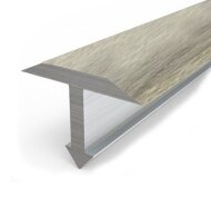 Декорированный Т-профиль из алюминия Т-14 КД Ясень беленый 2,7 м Декорированный Т-профиль из алюминия Т-14 КД Ясень беленый 2,7 м