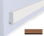 Финишный молдинг Hiwood LF124B BR396K под дерево 31х12 мм 2,7 м