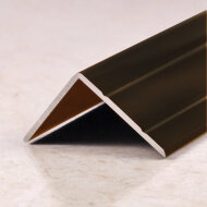 Порог угловой алюминиевый ПО-24х20 бронза матовая 2,7 м
