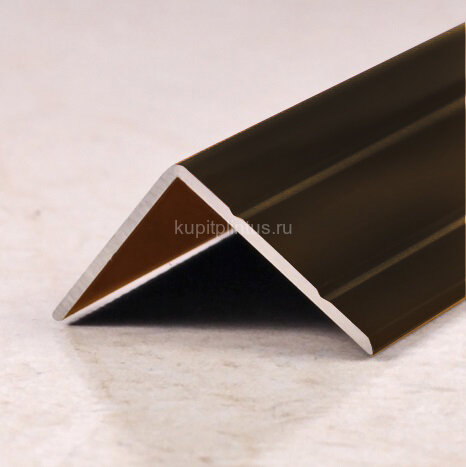 Заказать Порог угловой алюминиевый ПО-24х20 бронза матовая 2,7 м Заказать Порог угловой алюминиевый ПО-24х20 бронза матовая 2,7 м