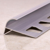 Уголок внешний для плитки (раскладка) ПО-10,5 серебро матовое 2,7 м