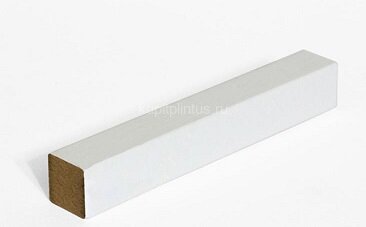 Заказать Столбик для стыковки плинтуса L Декор из МДФ белый под покраску Заказать Столбик для стыковки плинтуса L Декор из МДФ белый под покраску