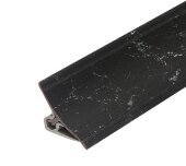 Плинтус для столешницы Cezar BL33 071 Черный мрамор 3 м