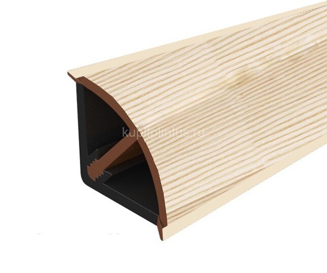 Заказать Плинтус для столешницы 14х14 Cezar Mini выпуклый 044 Белая сосна 3 м Заказать Плинтус для столешницы 14х14 Cezar Mini выпуклый 044 Белая сосна 3 м