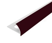 Внешний профиль ПВХ для плитки 9 мм Cezar 109 Бургунд 2,5 м