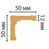 Заказать Внешний цветной угол Decomaster 182-13 Ясень 50х50х2400 мм 