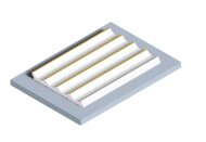 Стеновая панель 120х12 мм Hiwood LV139 W41G белый 2,7м Стеновая панель 120х12 мм Hiwood LV139 W41G белый 2,7м