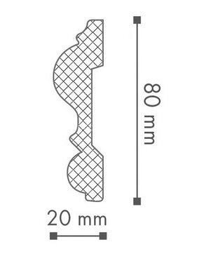 Заказать Молдинг NMC Allegro EL3 80х20 2 м Заказать Молдинг NMC Allegro EL3 80х20 2 м