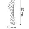 Заказать Молдинг NMC Allegro EL3 80х20 2 м Заказать Молдинг NMC Allegro EL3 80х20 2 м