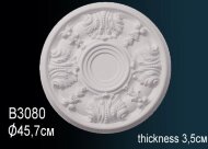 Потолочная розетка Перфект B3080 455 мм