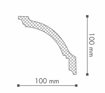 Заказать Карниз NMC Nomastyl GP 100х100 2 м Заказать Карниз NMC Nomastyl GP 100х100 2 м