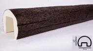Декоративная балка из полиуретана 115х150 мм Уникс Ретро Р2 Темный дуб 2 м Декоративная балка из полиуретана 115х150 мм Уникс Ретро Р2 Темный дуб 2 м