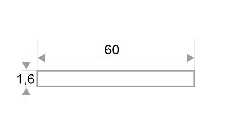 Заказать Алюминиевая полоса 60 мм графит муар толщиной 1,6 мм 3м Заказать Алюминиевая полоса 60 мм графит муар толщиной 1,6 мм 3м
