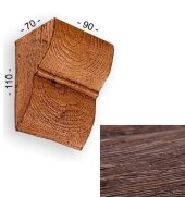 Консоль для балок 110х70х90 мм Уникс Классика К1 Дуб