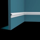 Молдинг Перфект Плюс P146 белый ударопрочный полимер 50х19х2000 мм Молдинг Перфект Плюс P146 белый ударопрочный полимер 50х19х2000 мм