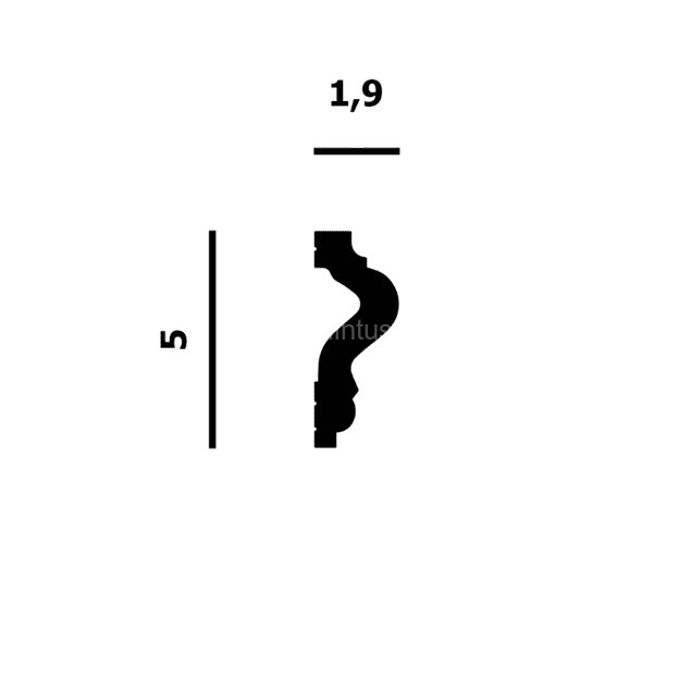 Заказать Молдинг Перфект Плюс P146 белый ударопрочный полимер 50х19х2000 мм Заказать Молдинг Перфект Плюс P146 белый ударопрочный полимер 50х19х2000 мм