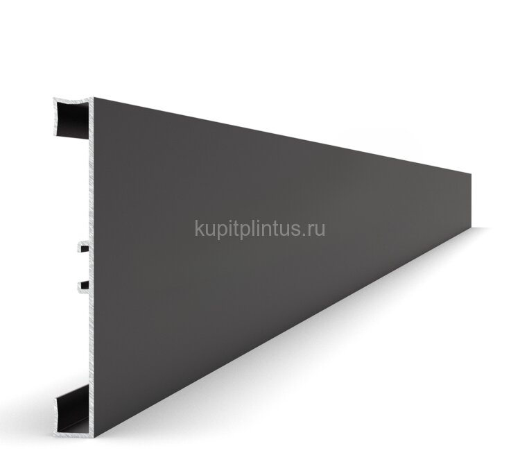 Заказать Накладной алюминиевый плинтус с кабель-каналом напольный 40 мм Мега-Трейд 9144 черный 3 м Заказать Накладной алюминиевый плинтус с кабель-каналом напольный 40 мм Мега-Трейд 9144 черный 3 м