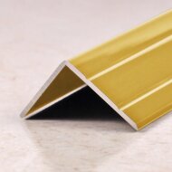 Порог угловой алюминиевый ПО-24х20 золото матовое 2,7 м