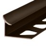 Уголок внутренний для плитки (раскладка) ПО-В10 бронза глянец 2,7 м