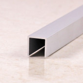 Профиль П-образный из алюминия П-12х12 серебро матовое 2,7 м