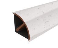 Плинтус для столешницы 14х14 Cezar Mini выпуклый 043 Белый песок 3 м Плинтус для столешницы 14х14 Cezar Mini выпуклый 043 Белый песок 3 м